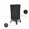 Modern Leisure Chalet Smoker Cover, 18.5 in. L x 17 in. W x 34 in. H, Black 2980 - alternate 4